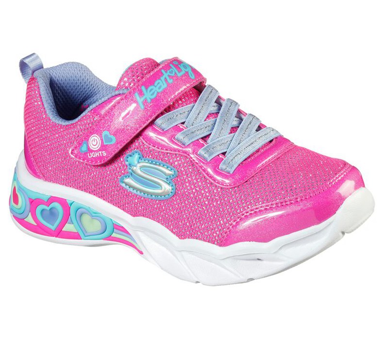 Skechers Lights: Sweetheart Lights - Shimmer Spells - Girls Sneakers Pink/Multicolor [AU-PB5031]